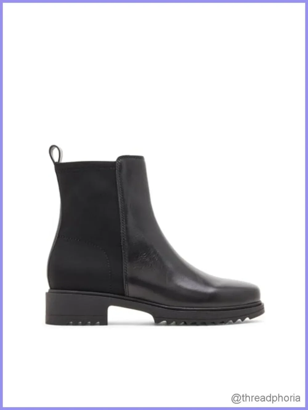 Waterproof Suede Ankle Bootie Block Heel Dress Boots